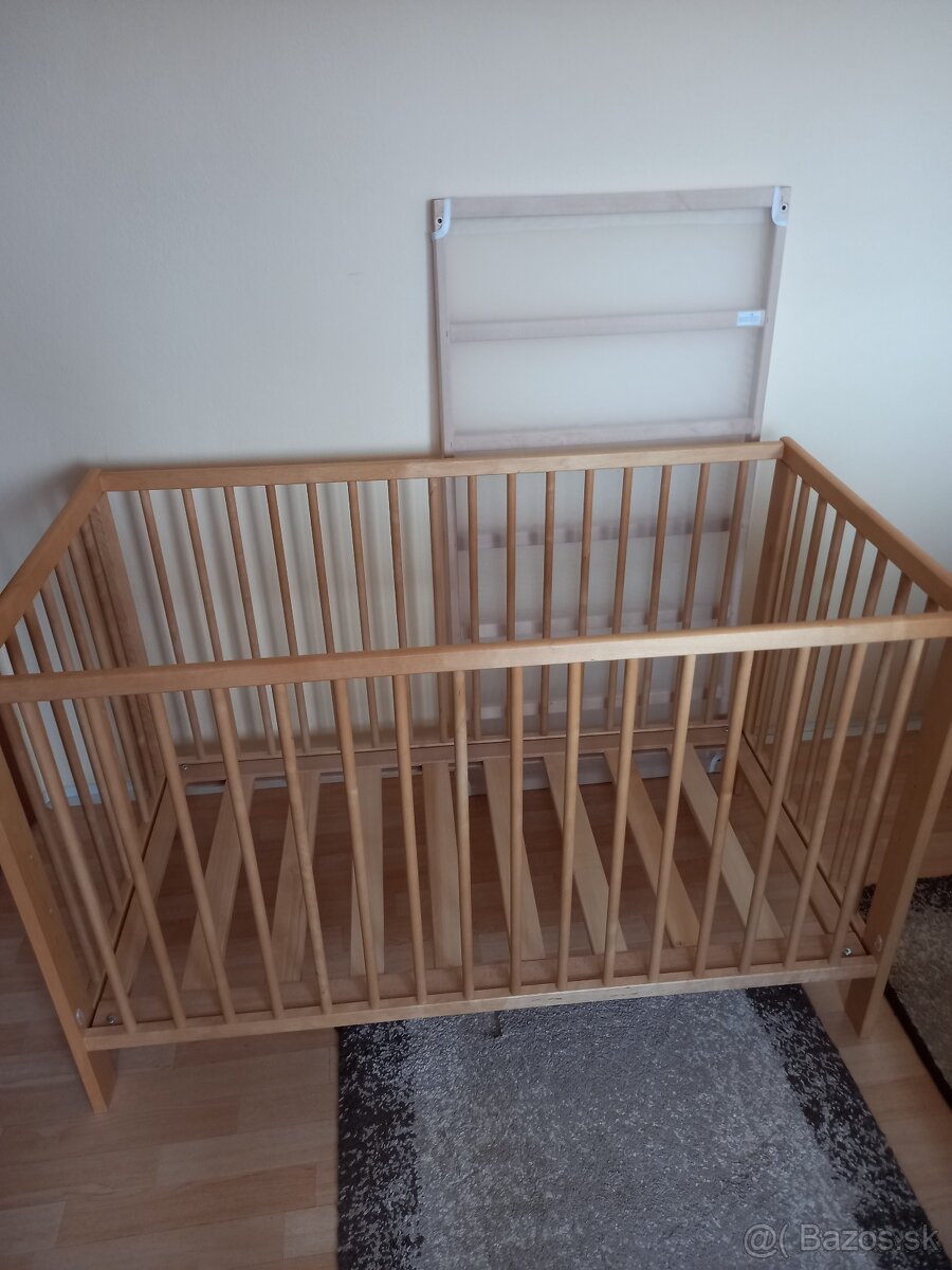 Detská drevená postielka - 3