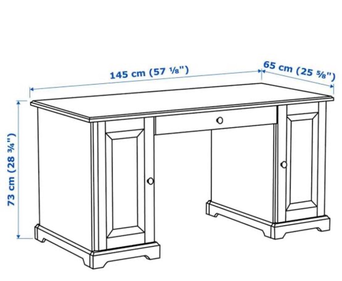 Predám písací stôl Liatorp Ikea - 3