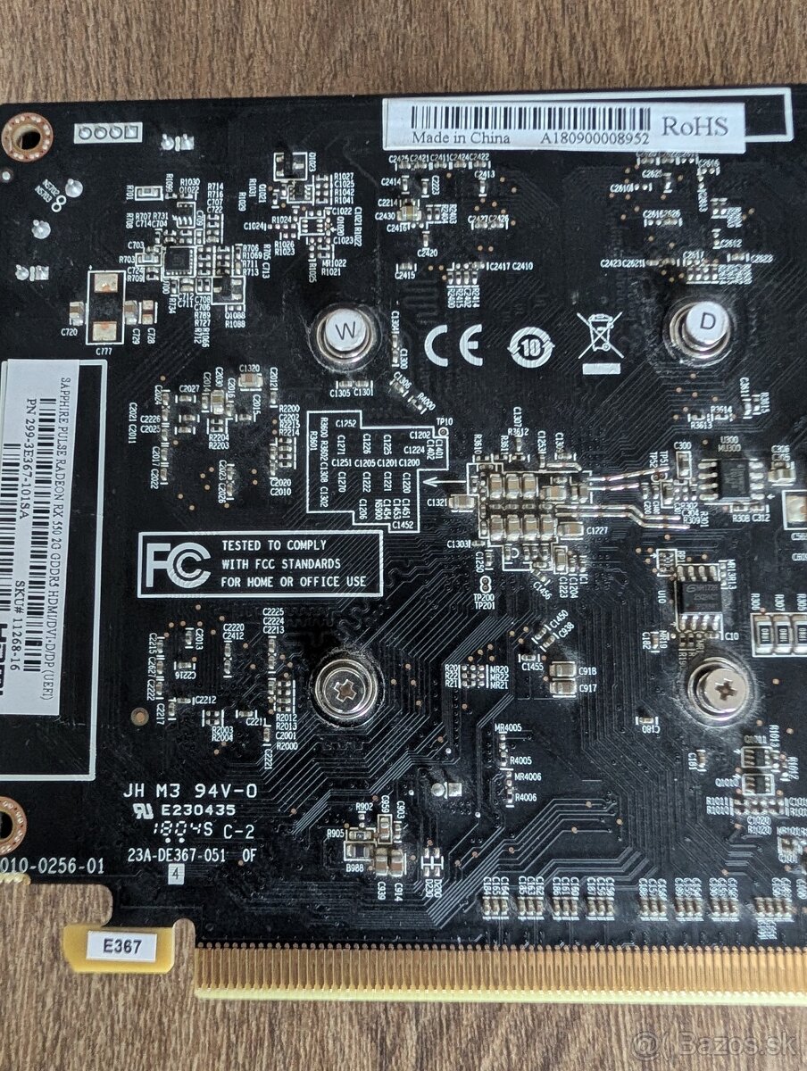SAPPHIRE PULSE Radeon RX 550 2GB GDDR5 - 3