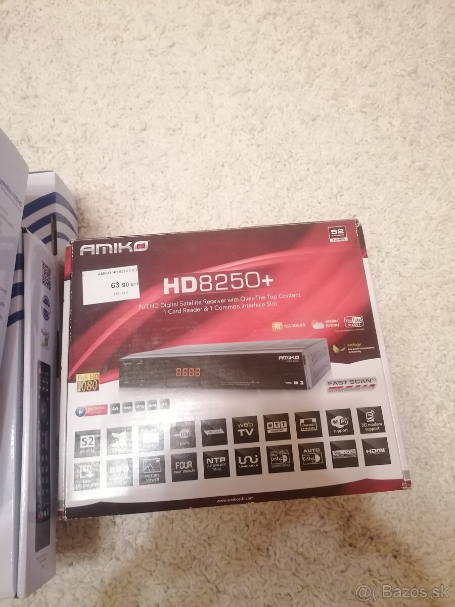 FHD satelitné prijímače AB Cryptobox a Amiko - predám. - 3