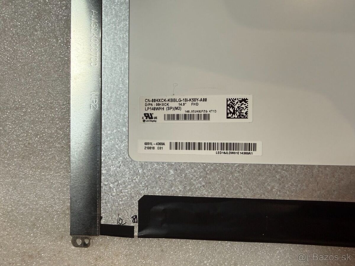 14" Full HD IPS displej LP140WFH (SP)(M2) 30-pin - 3