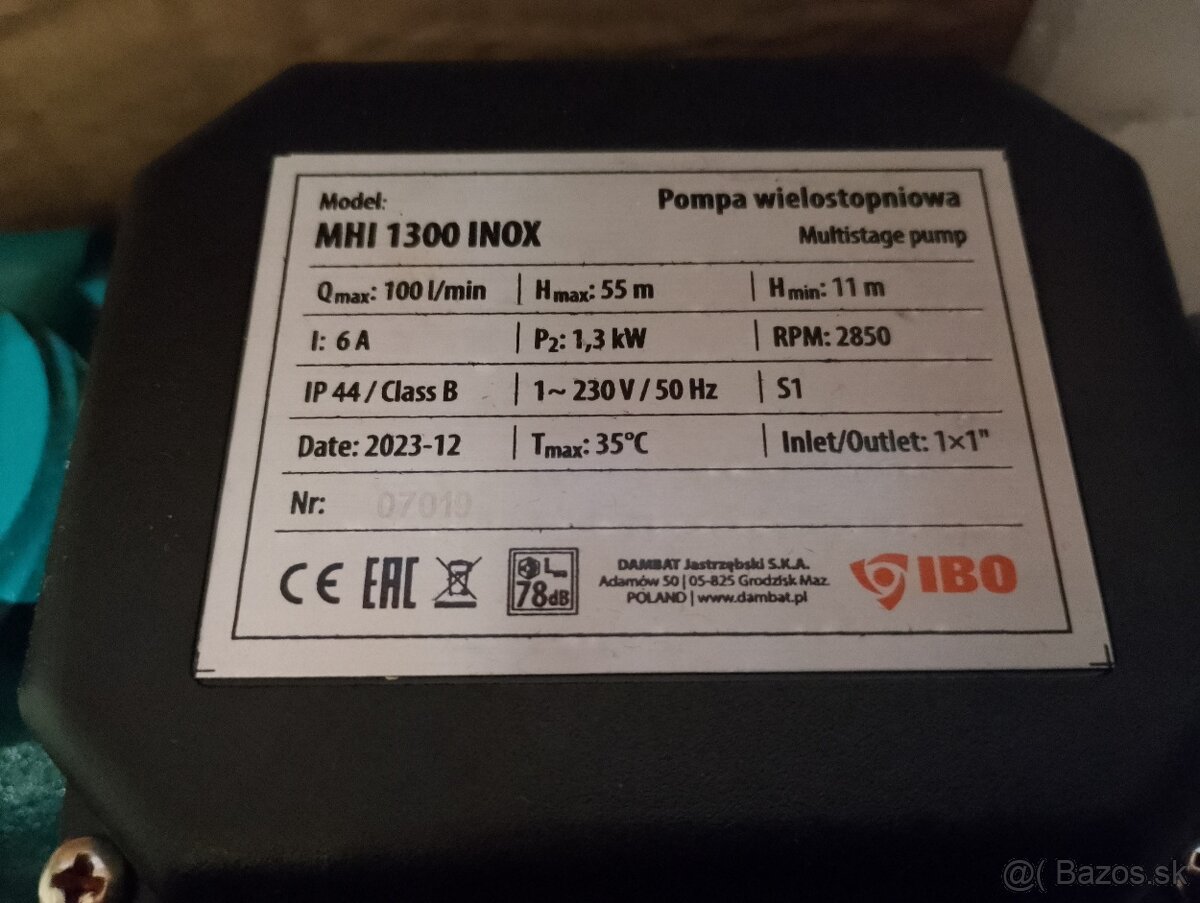 IBO MHI 1300 INOX - 3