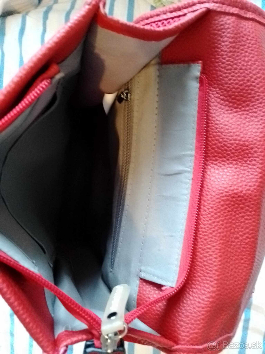 Červený ruksak - nový, nenosený - 3