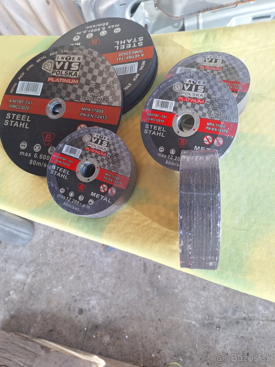 Predám rezne kotúče 125a 230mm - 3