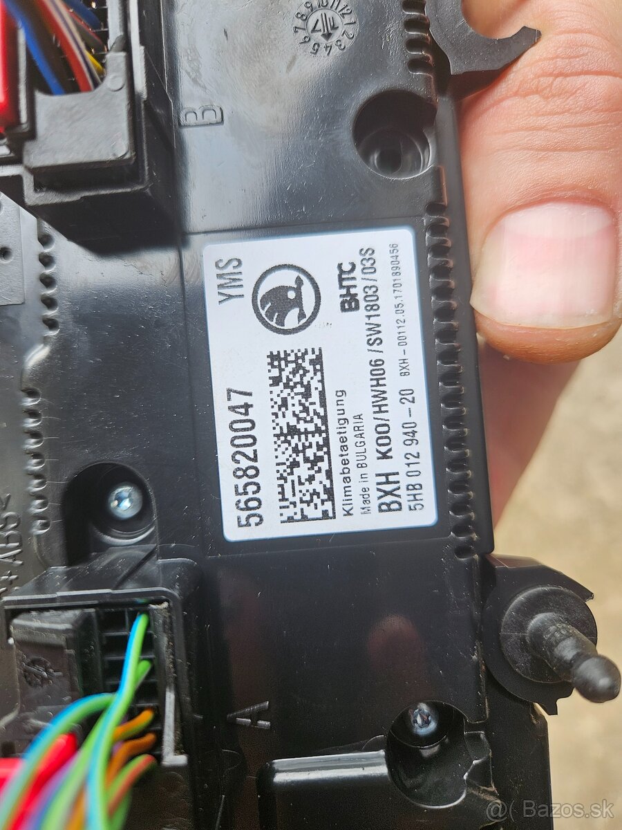 panel manualnej klimatizacie kodiaq - 3