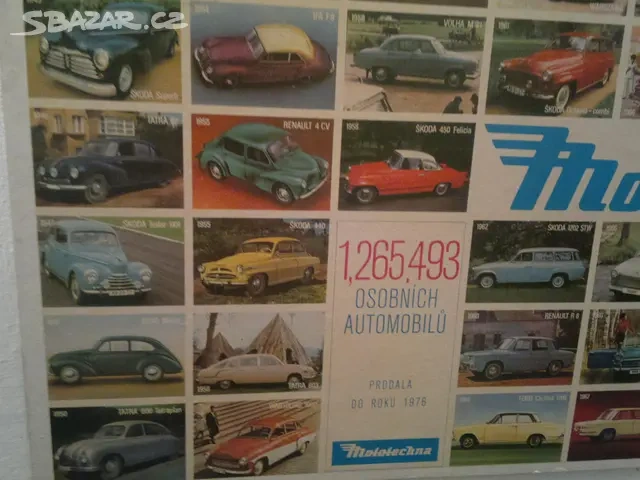 MOTOTECHNA unikátny fotoobraz v TOP stave - 3