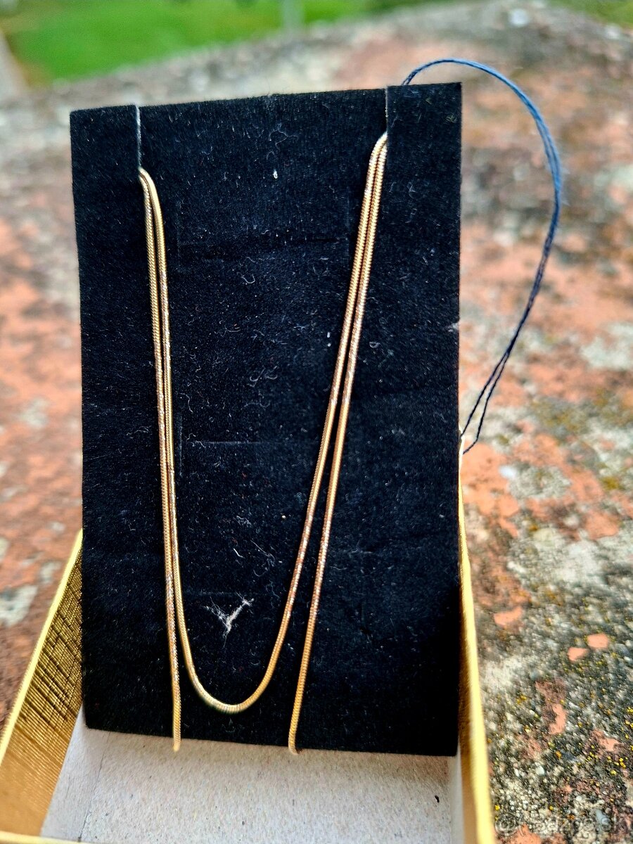 Zlata retiazka lisovana 585 - 3