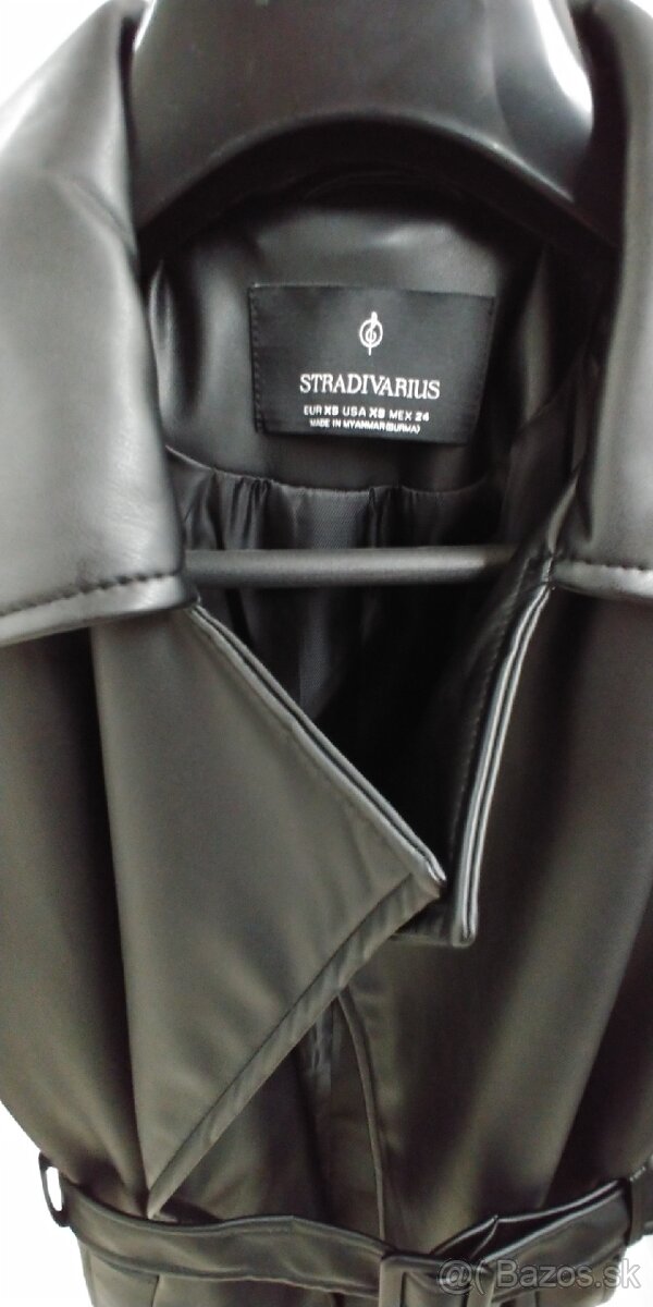 Kožený trench coat - 3