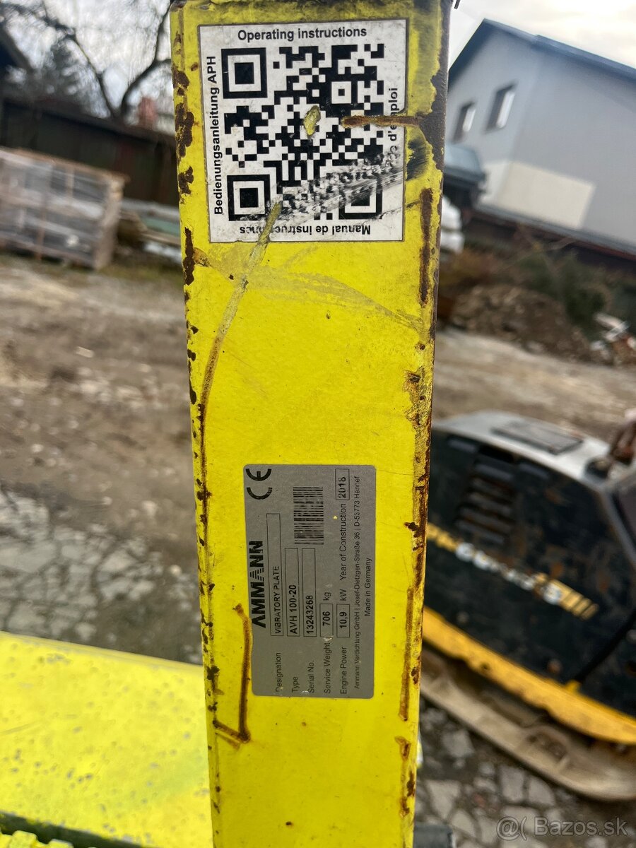 Ammann AVH 100-20 vibračná doska - 3