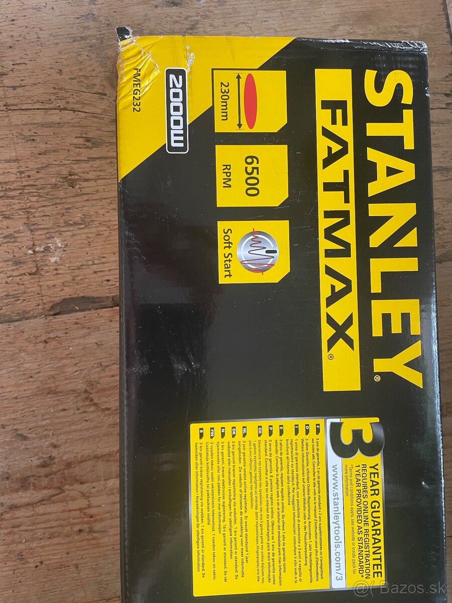 Veľká uhlová brúska STANLEY - 3