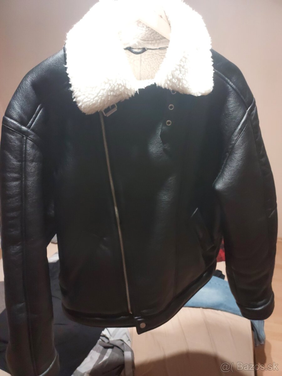 Kožená prechodná bunda - 3