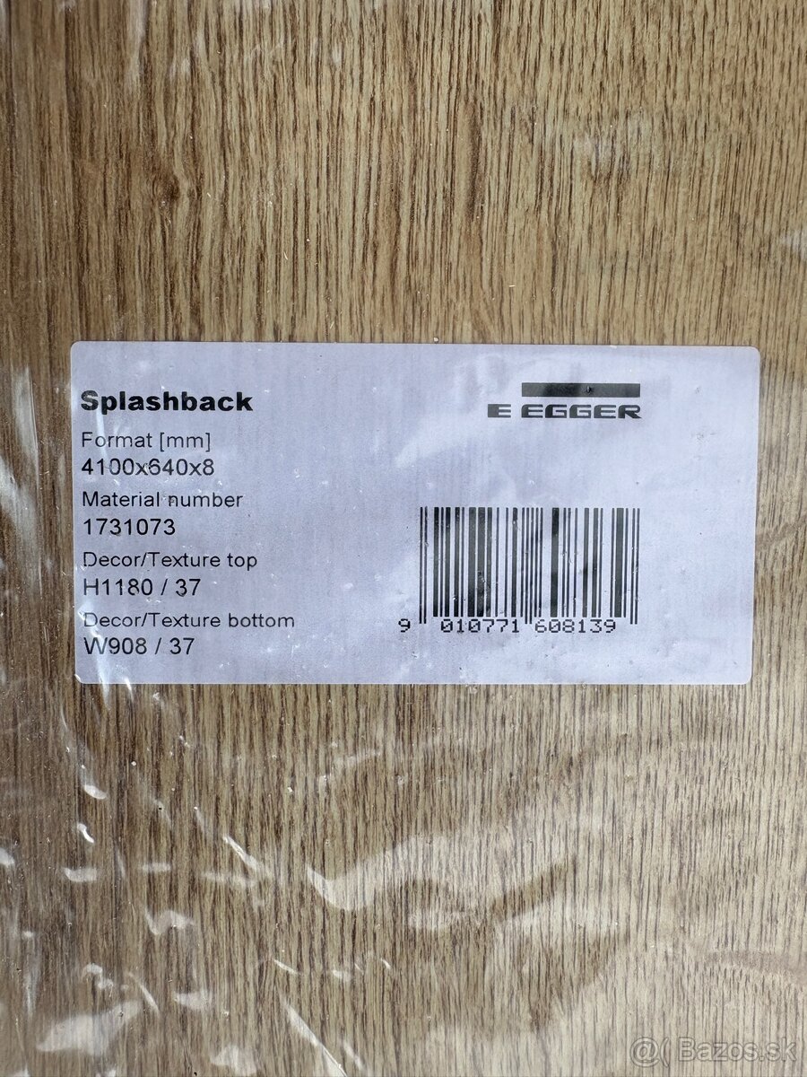 Kuchynská pracovná doska EGGER dub halifax H1180 - 3