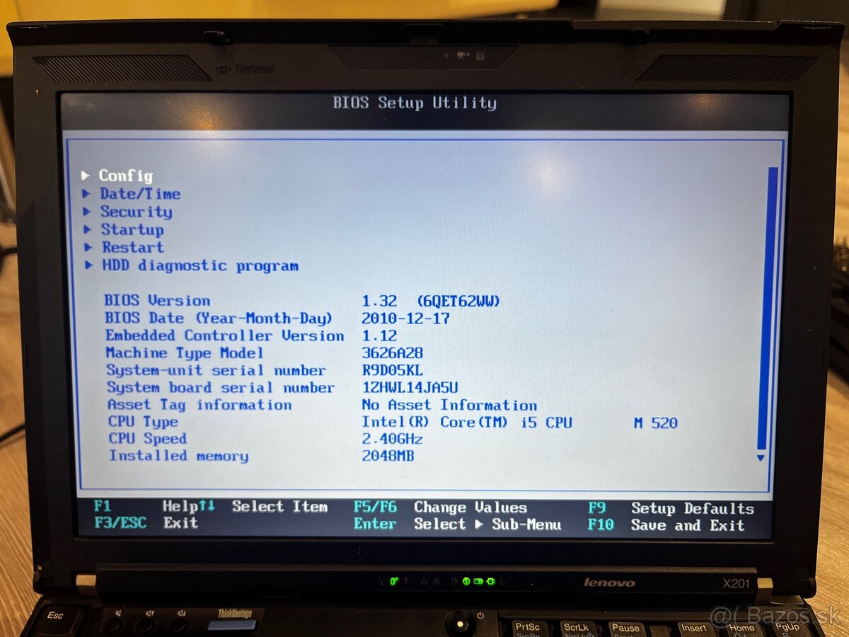 Lenovo x201 bez HDD + dock - 3