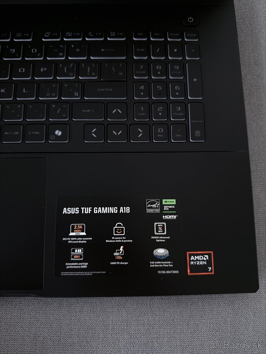 ASUS TUF Gaming A18 (Jaeger Gray). - 3