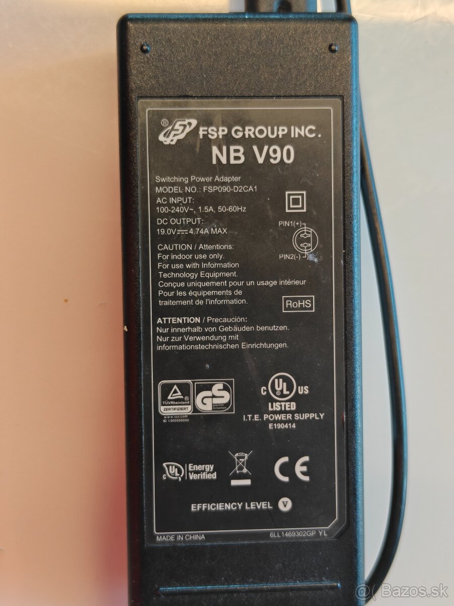 Silný 90W sieťový adaptér FSP (19V, 4.74A) - 3