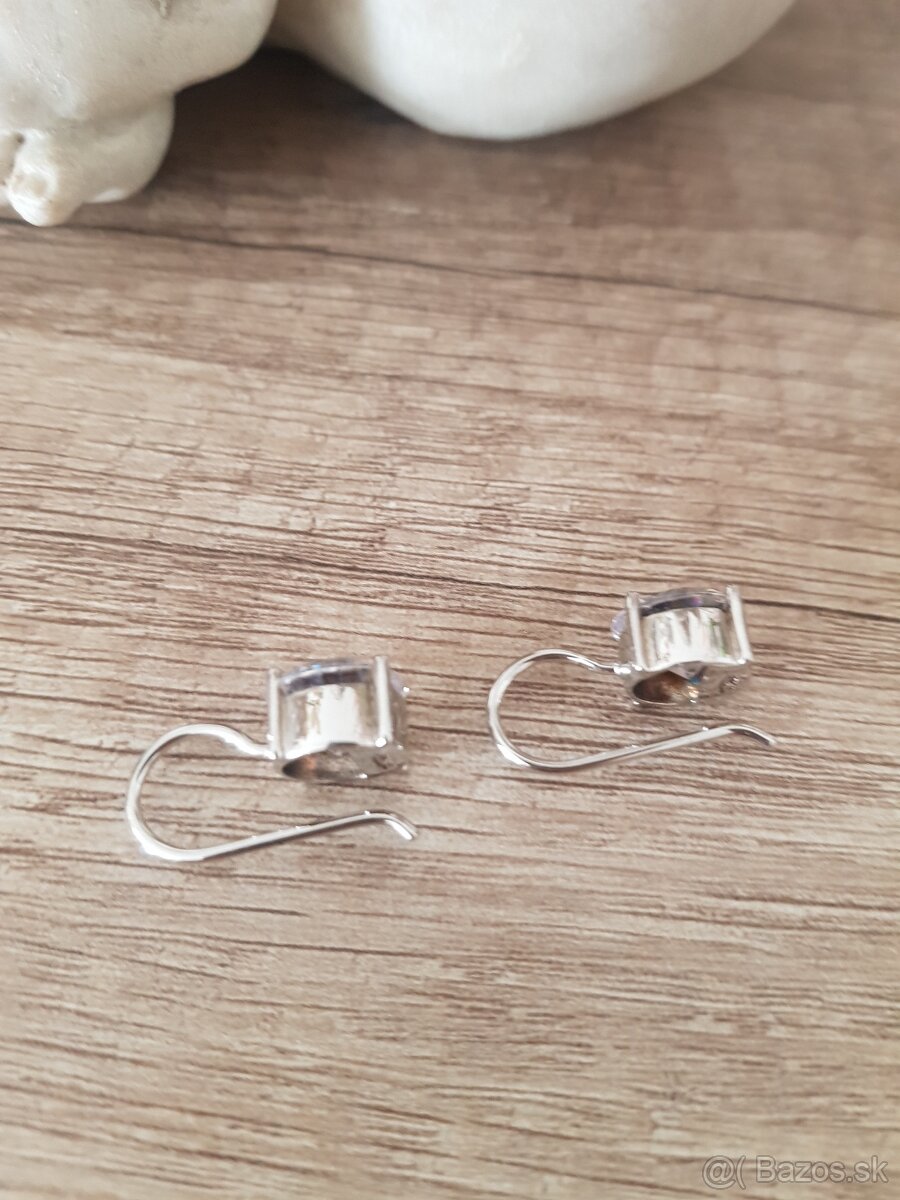 Ti Sento strieborne nausnice so zirkonmi - 3