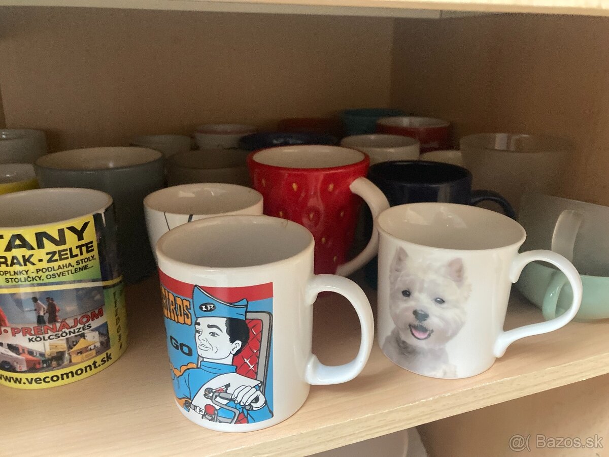 Darujem za odvoz zaváraninové poháre, taniere, šálky, poháre - 3