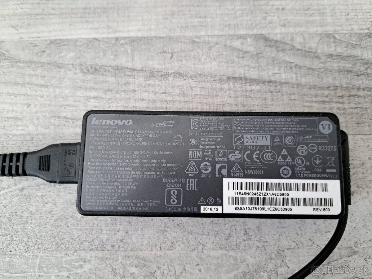 Nabíjačky LENOVO - hranatá koncovka - 3