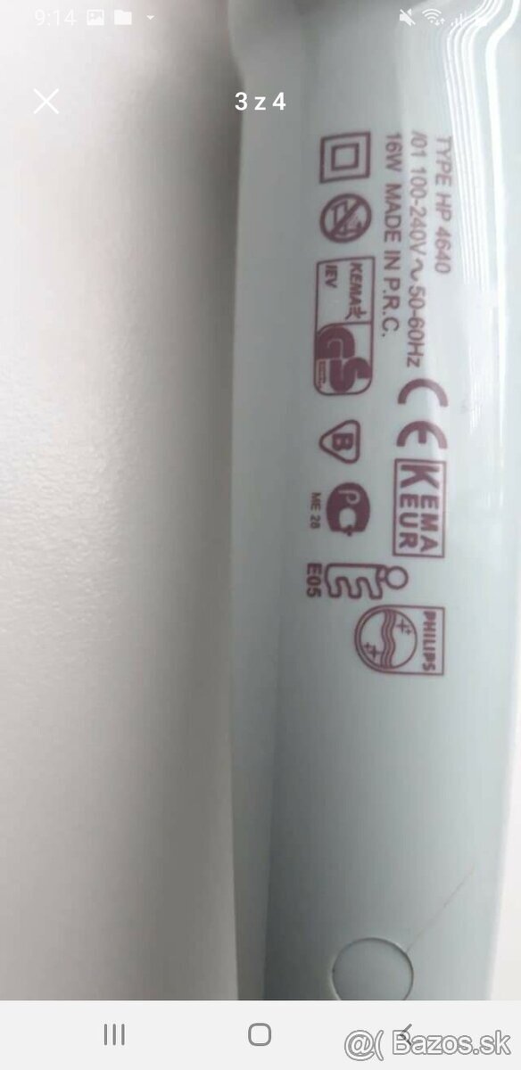 KULMA NA VLASY PHILIPS 7€ - 3