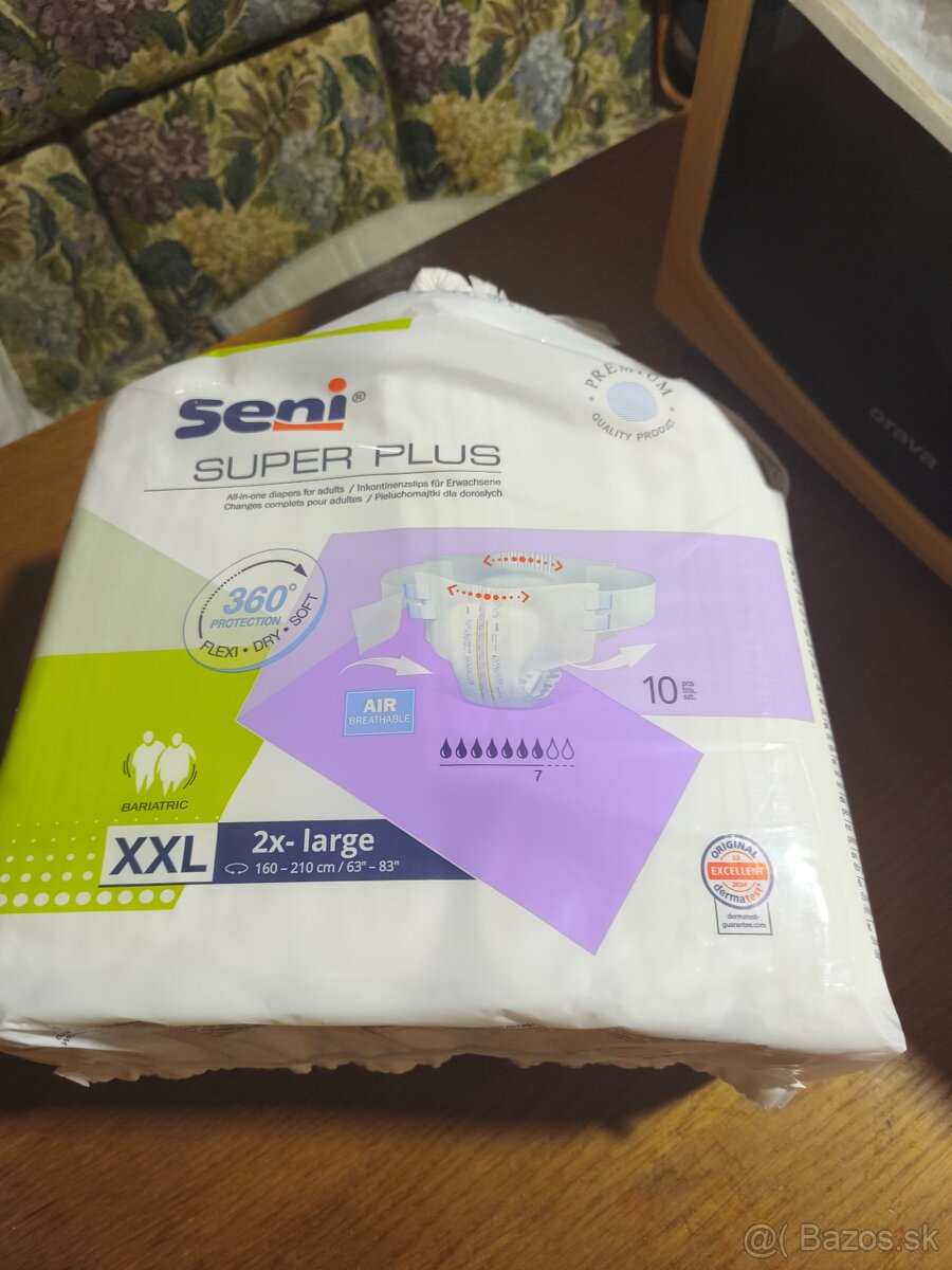 Plienky pre dospelých 2xl - 3