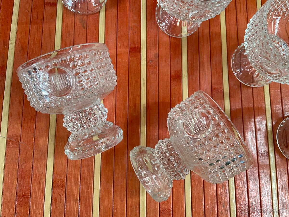 Retro dezertné poháre - Perlička - 3