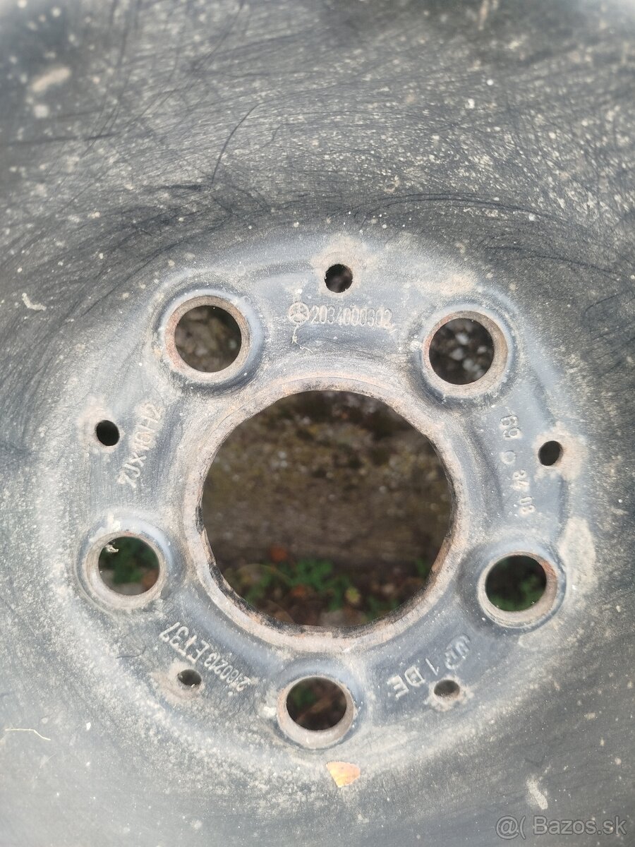 5x112 R16 plechové disky Mercedes - 3