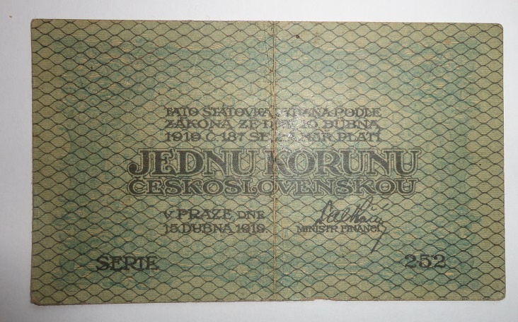 Predám 1 Kčs- 1919 - 3