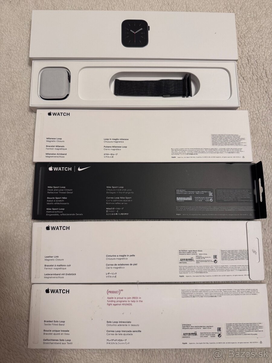 apple watch 6 LTE (esim) 44mm chirurgicka ocel a 3 remienky - 3