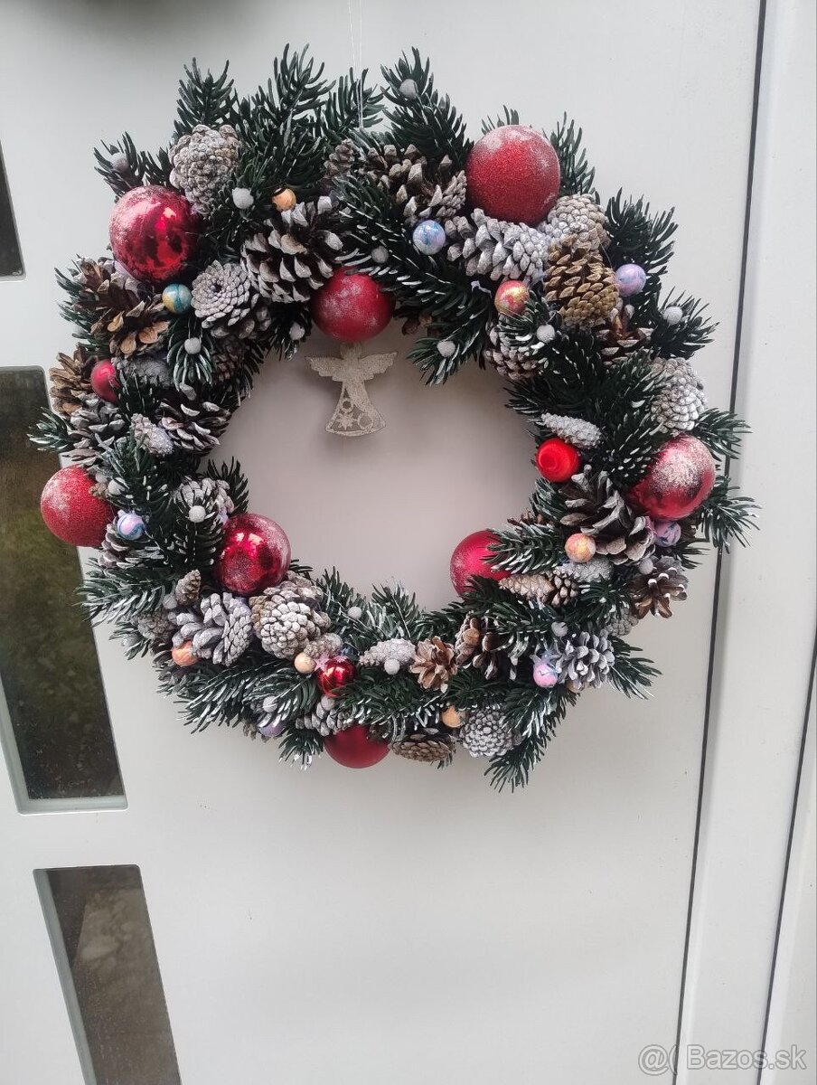 Veľký vianočný veniec – nový, 50cm - 3