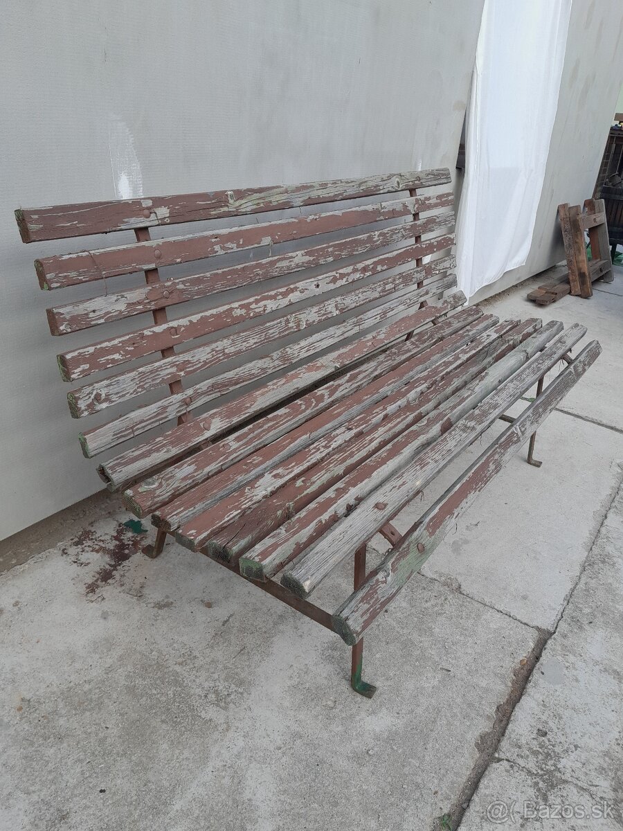 Predám záhradnú lavičku - 3