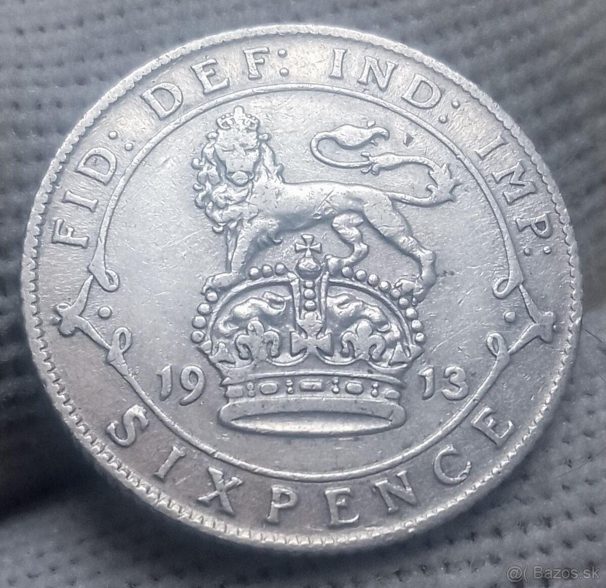 Strieborné 6 pence. - 3