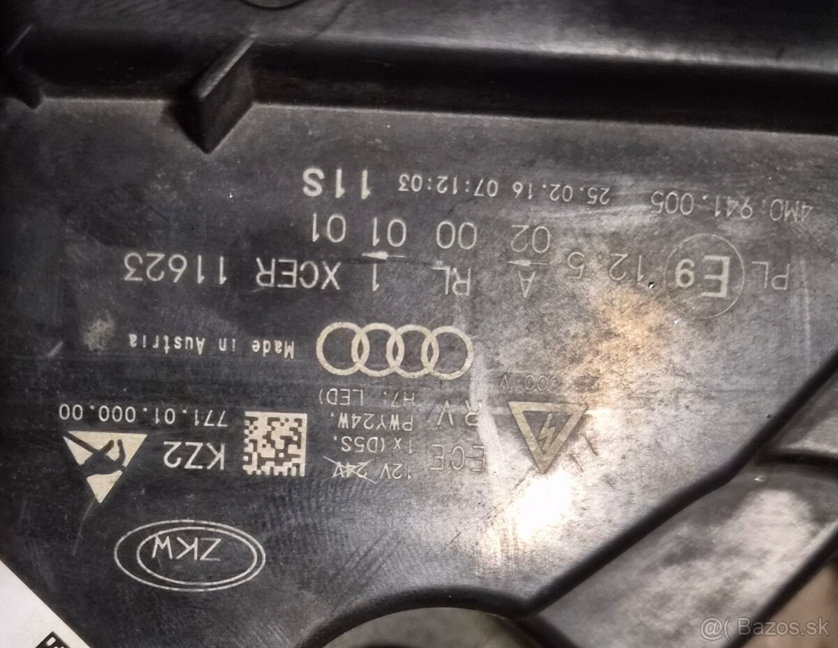 Audi Q7 rok 2016 vodičov svetlomet - 3