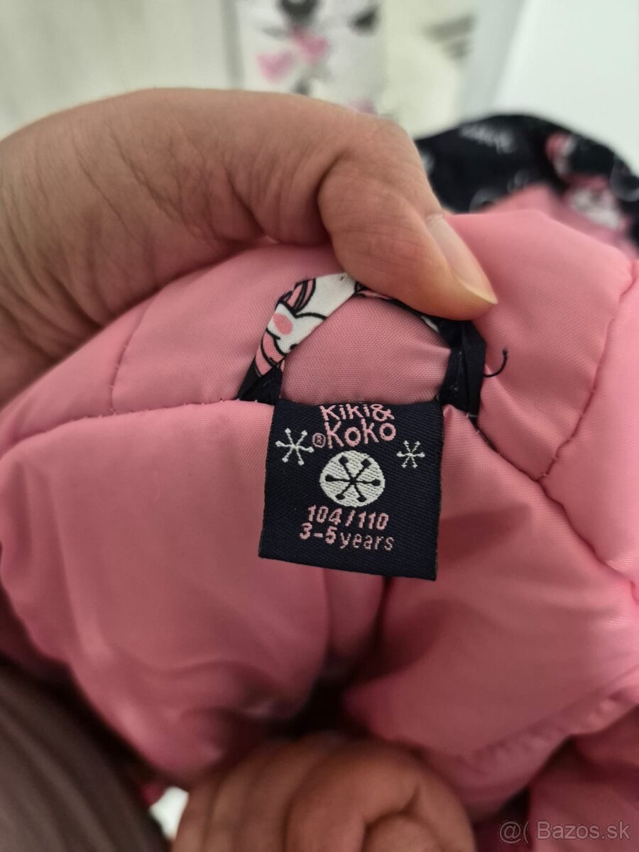 Predám detský zimný overal veľkosť 104/110 - 3