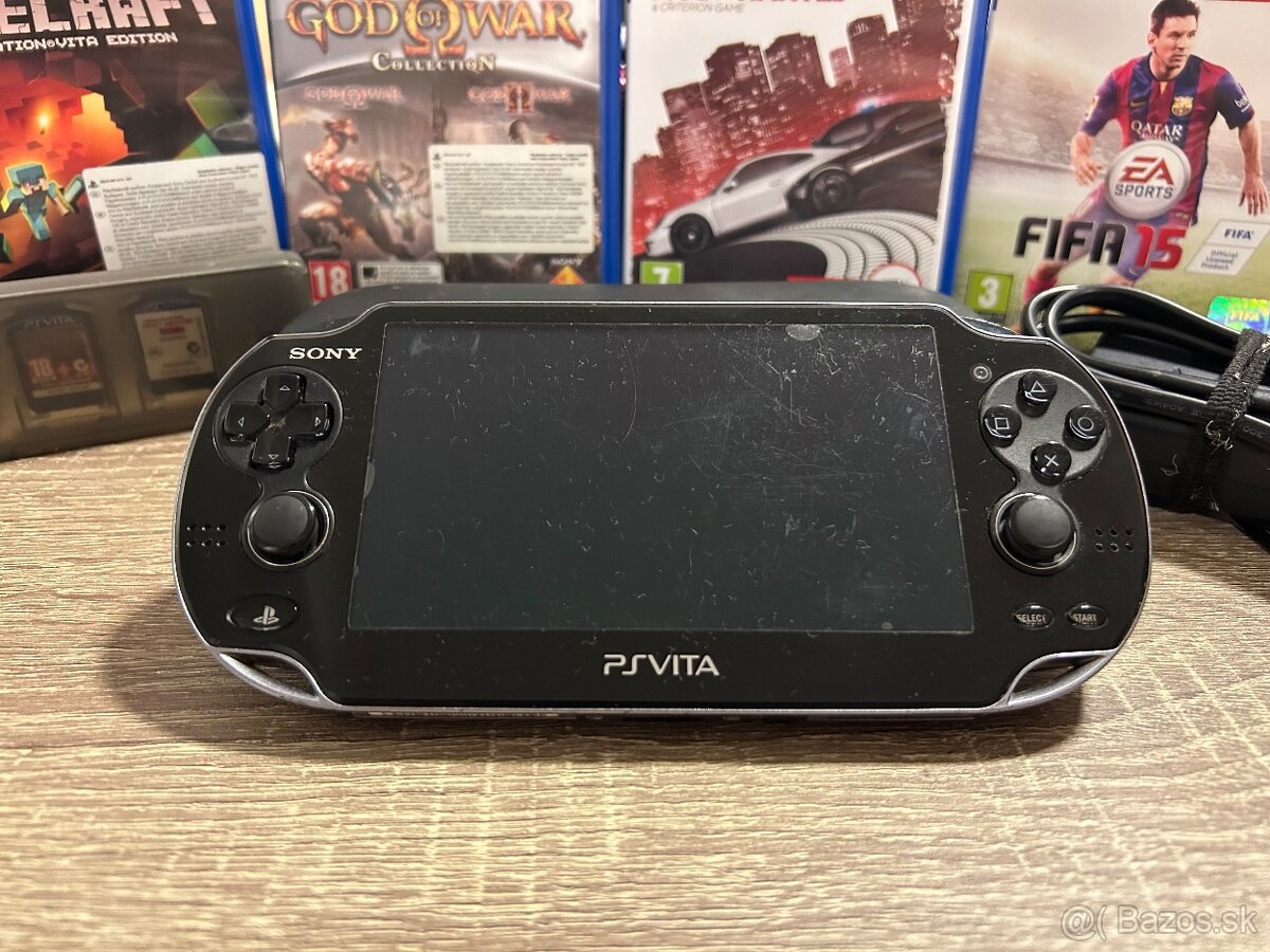 PS VITA OLED (PCH-1104) + 4 originálne hry + púzdro - 3