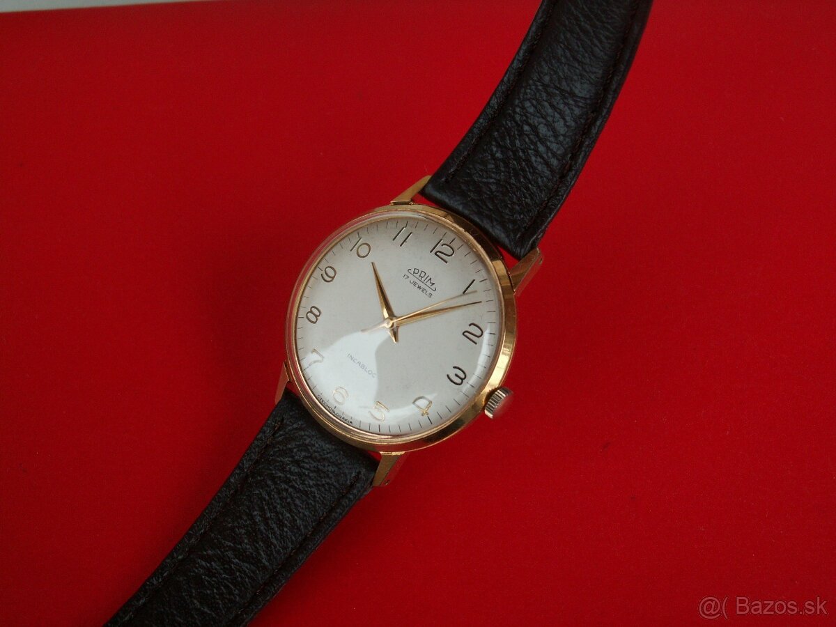 Hodinky Prim Elegant - Incabloc rok 1966. - 3