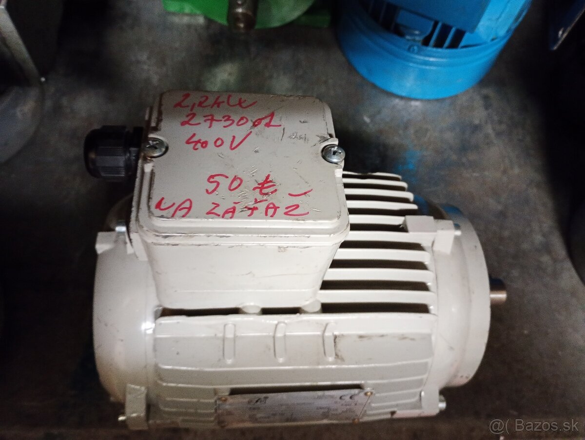 Predám dva elektromotory 2,2kw - 3