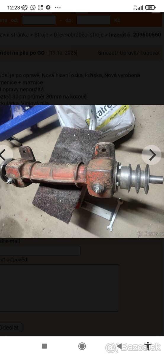 Hřídel na pilu po go - 3