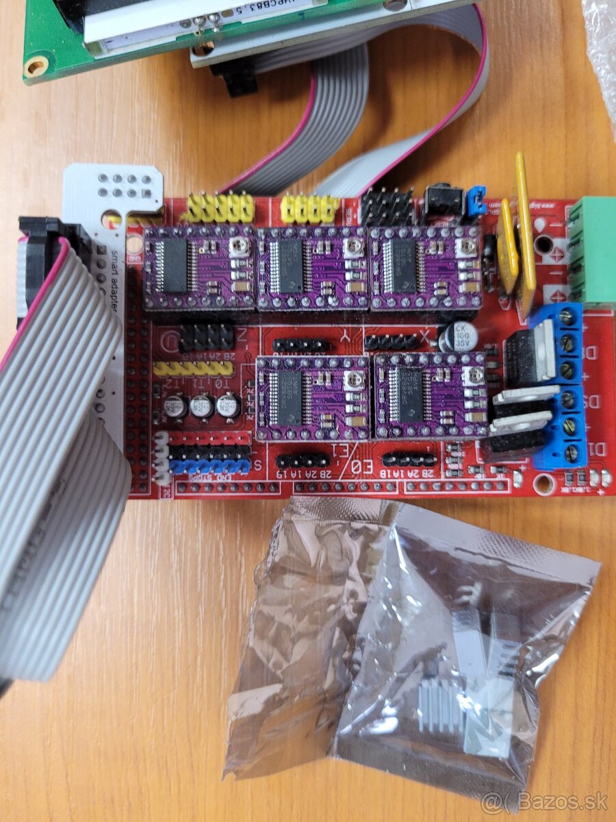 CNC / 3D RAMPS 1.4 + Arduino Mega + 5xDRV8825+displej - 3