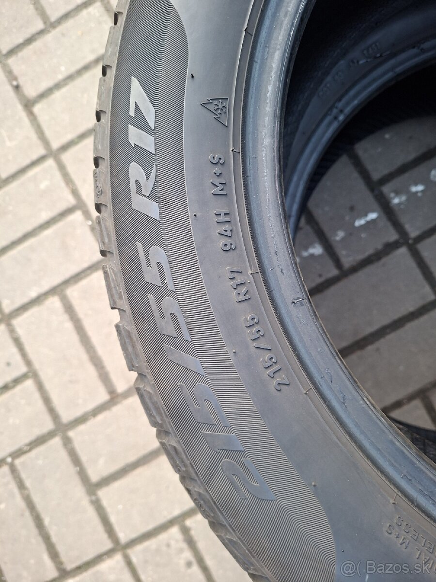 Predám zimne pneumatiky 215/55 R17 94 H - 3