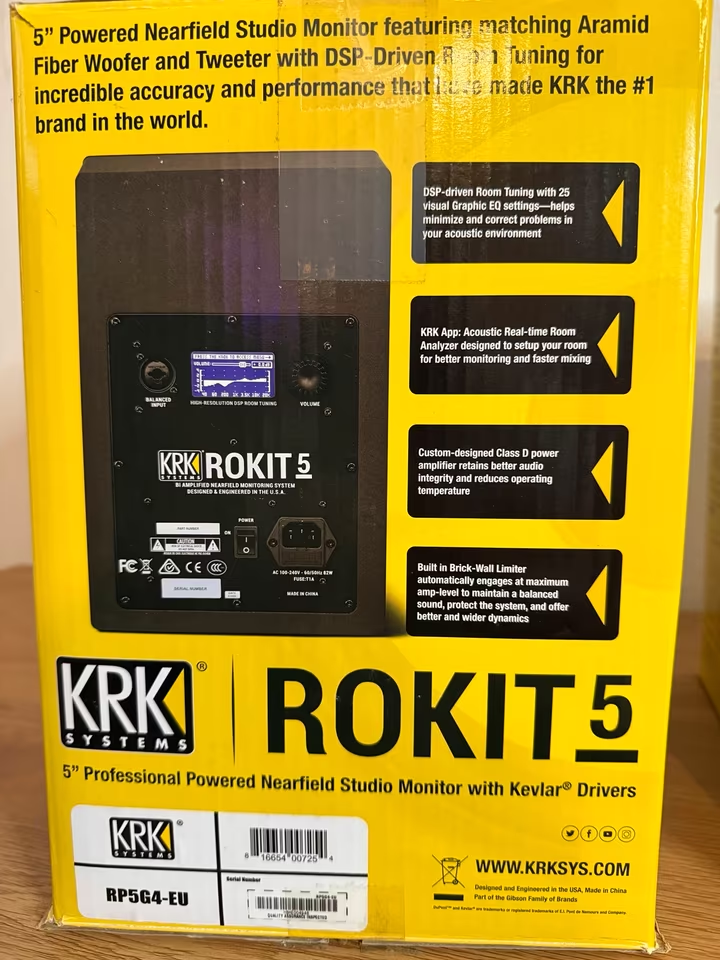 KRK Rokit 5 G4 štúdiové monitory - 3