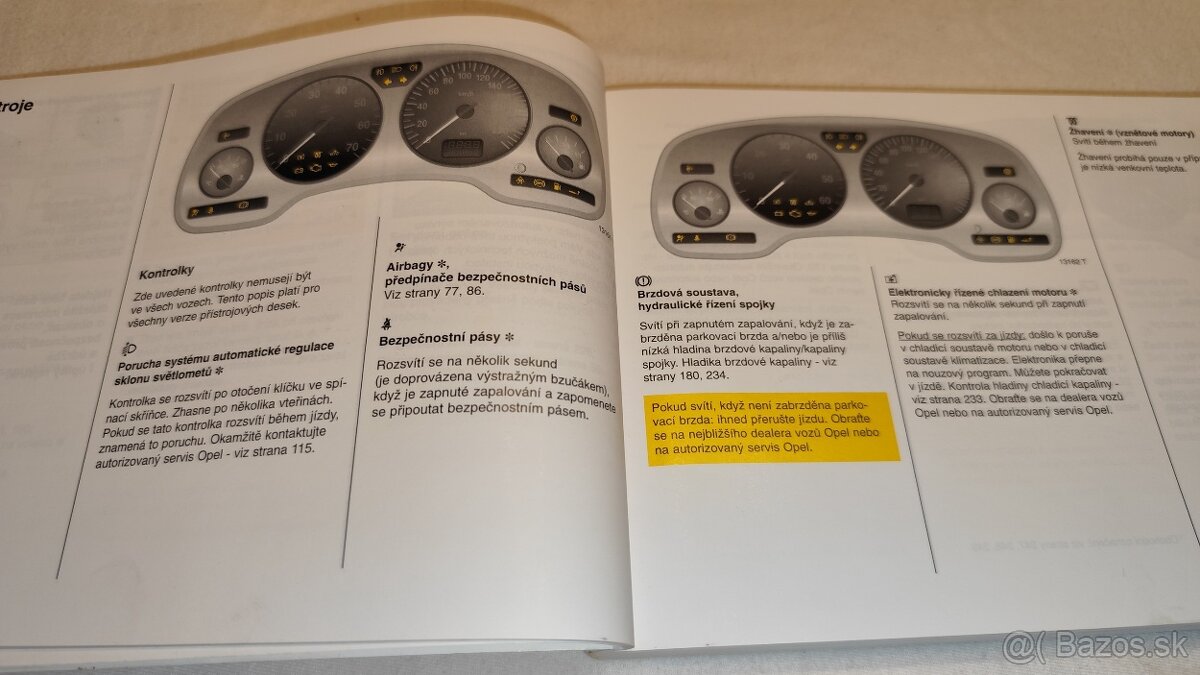 Opel ASTRA G - návod k obsluze příručka (1998-2/2004) - 3