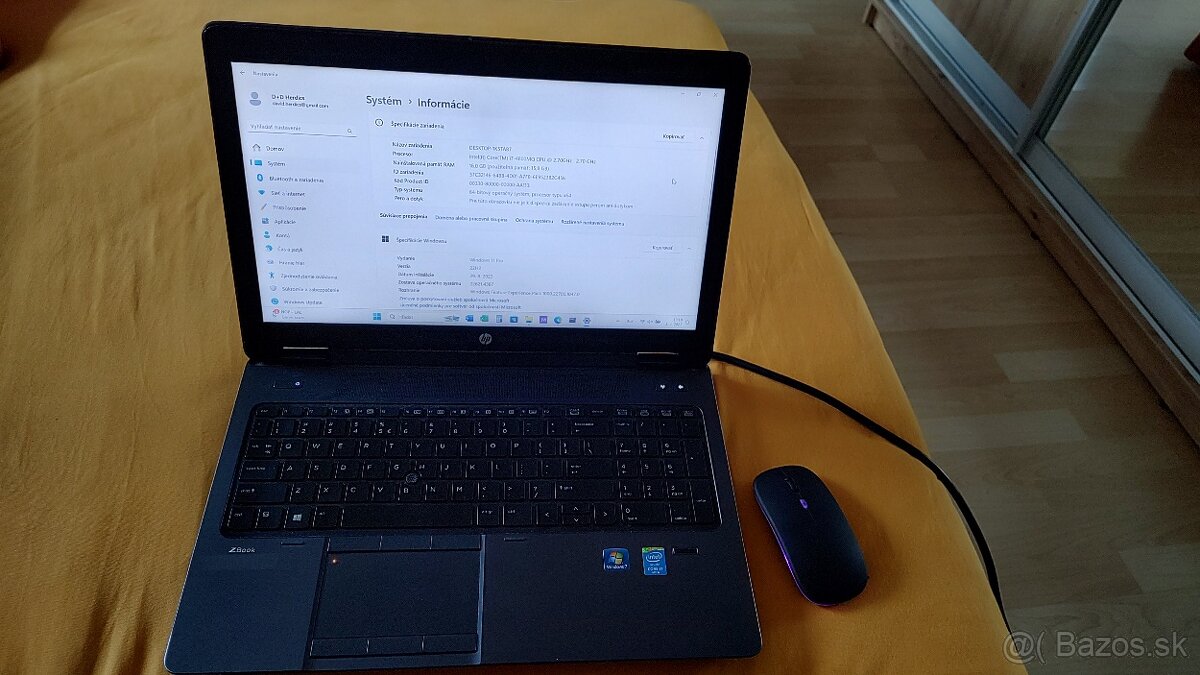 Výkonný HP ZBook – ideálny na prácu aj multimédiá – TOP stav - 3