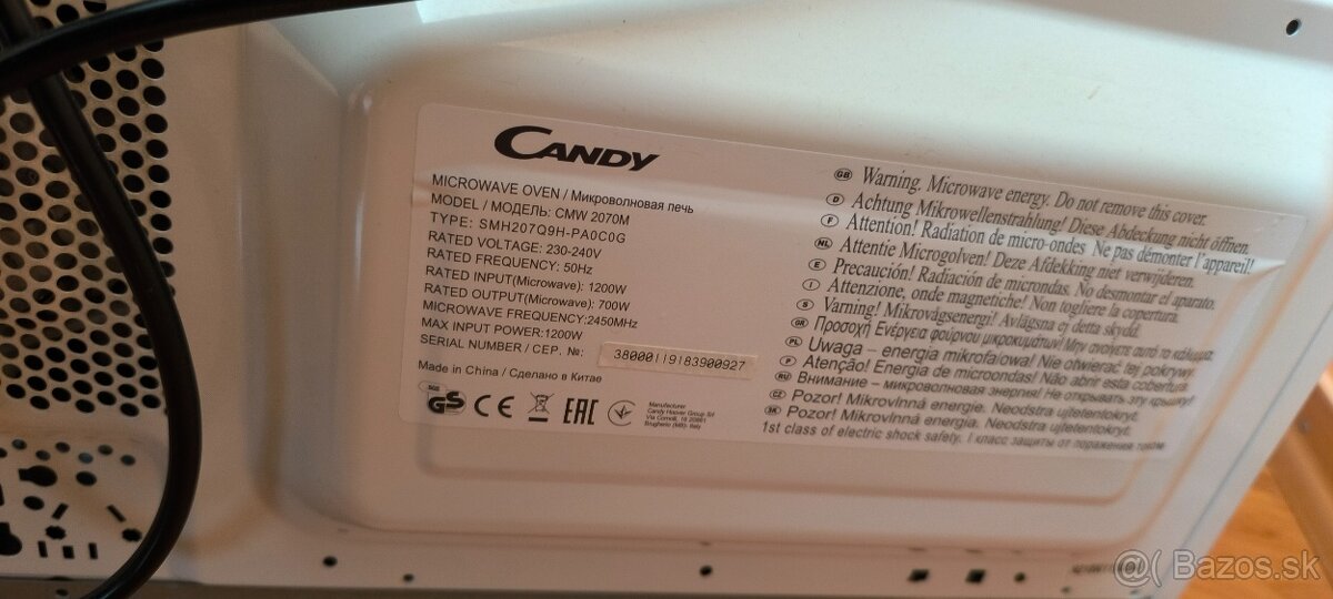 Candy mikrovlnná rúra - 3