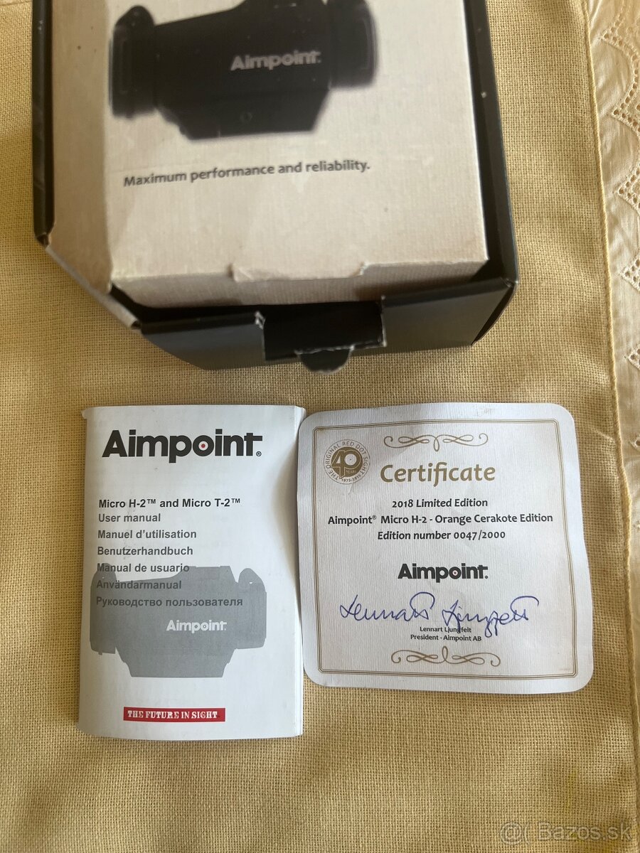 Predám kolimator Aimpoint Micro H-2 - 3