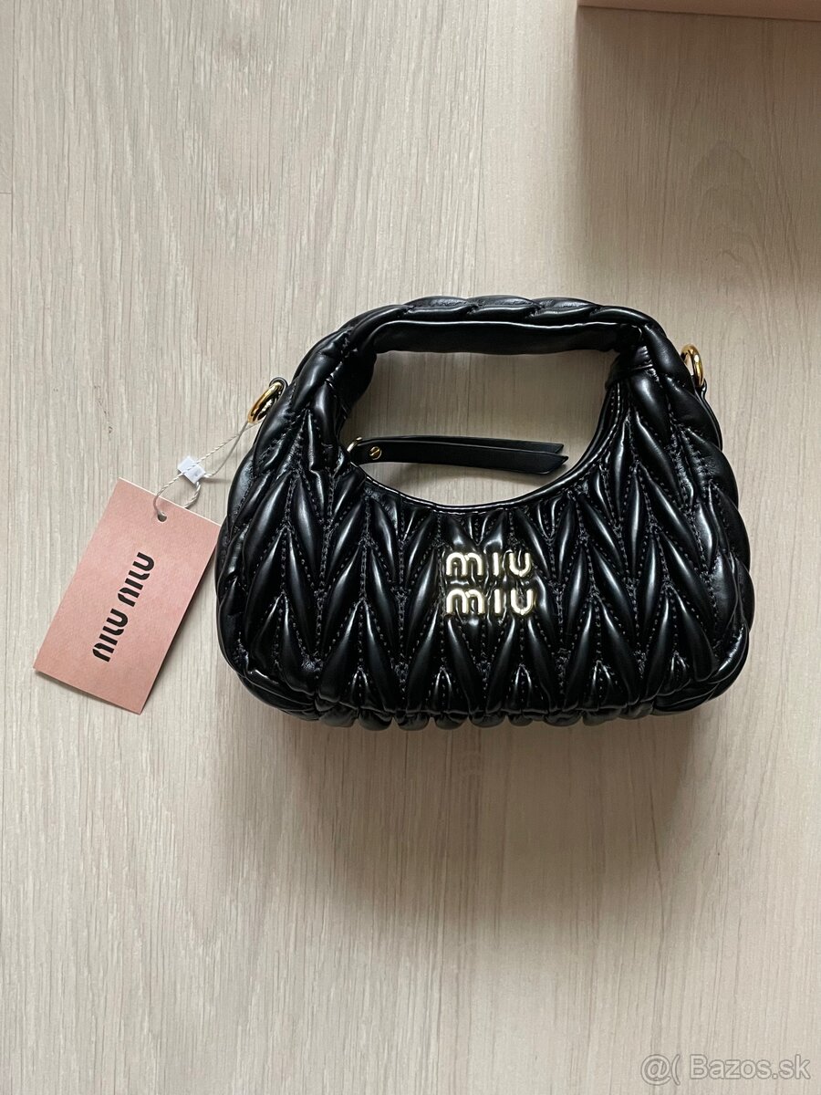 Čierna miu miu kabelka wander - 3