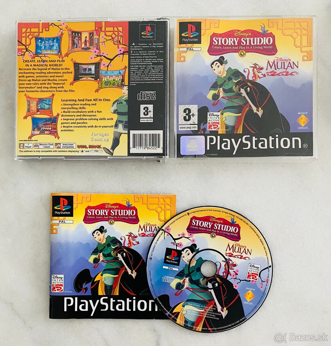 Disney´s Story Studio, Mulan Playstation 1 / PS1 - 3