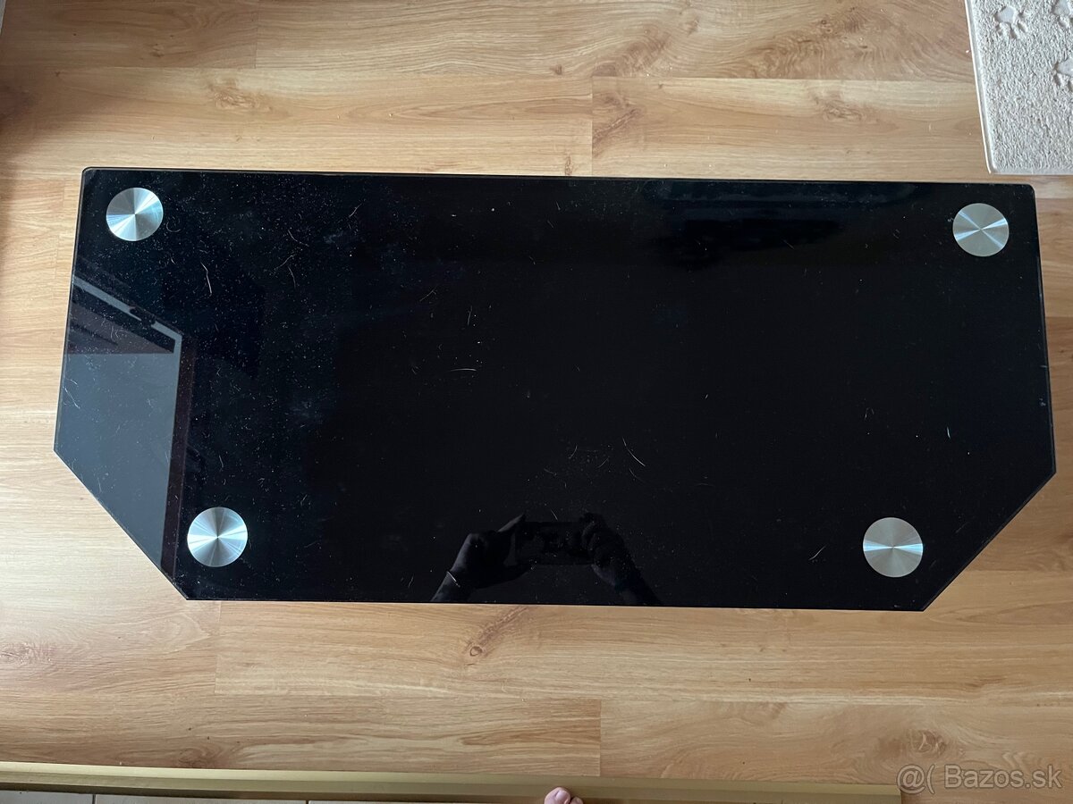 Sklenený stolík pod TV - 3