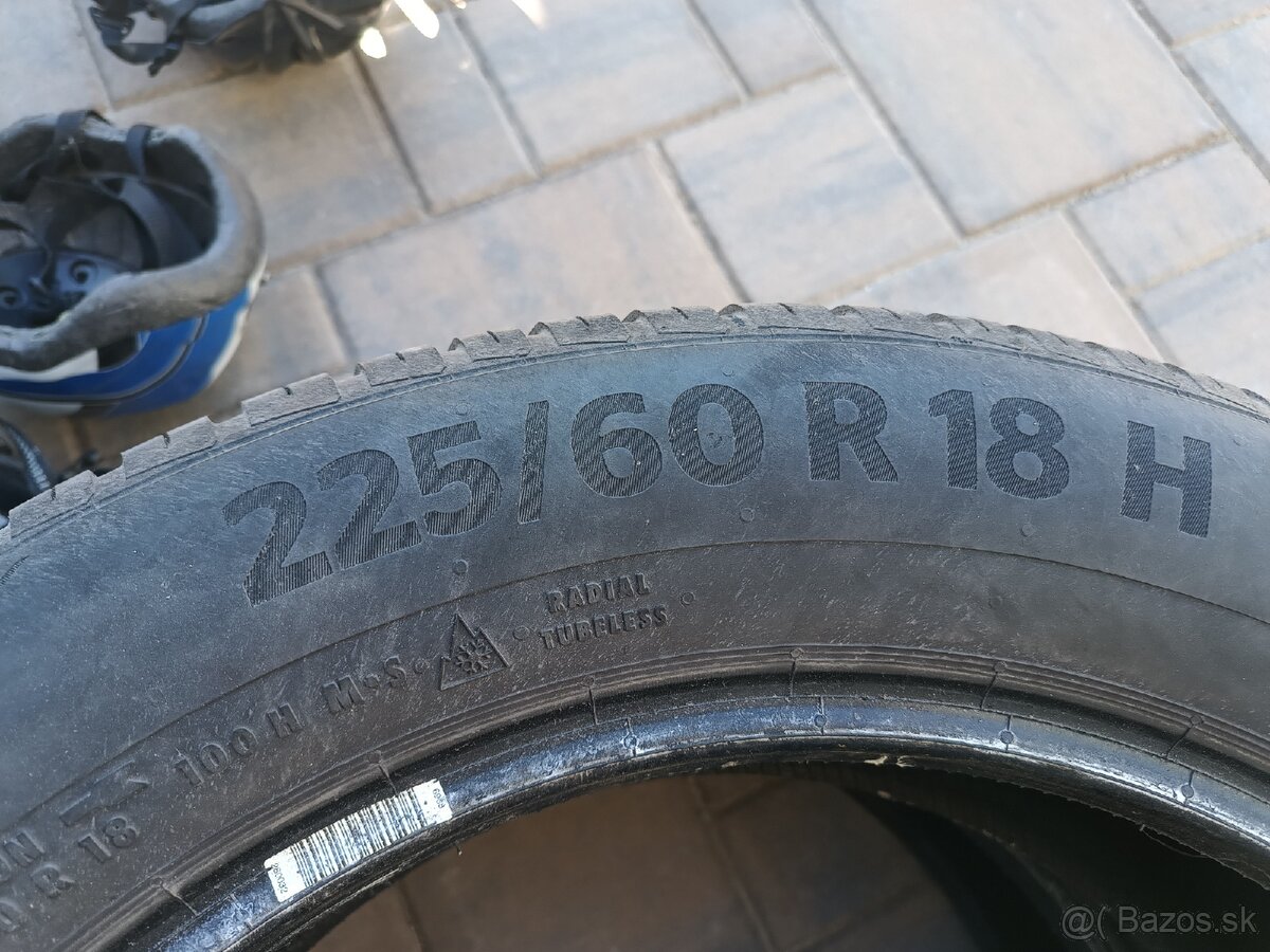 Predám pneumatiky Continental celoročne 225/60 R18 - 3