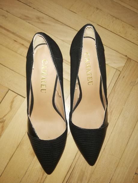 Klasické čierne lodičky Camaieu veľkosť 37 - 3