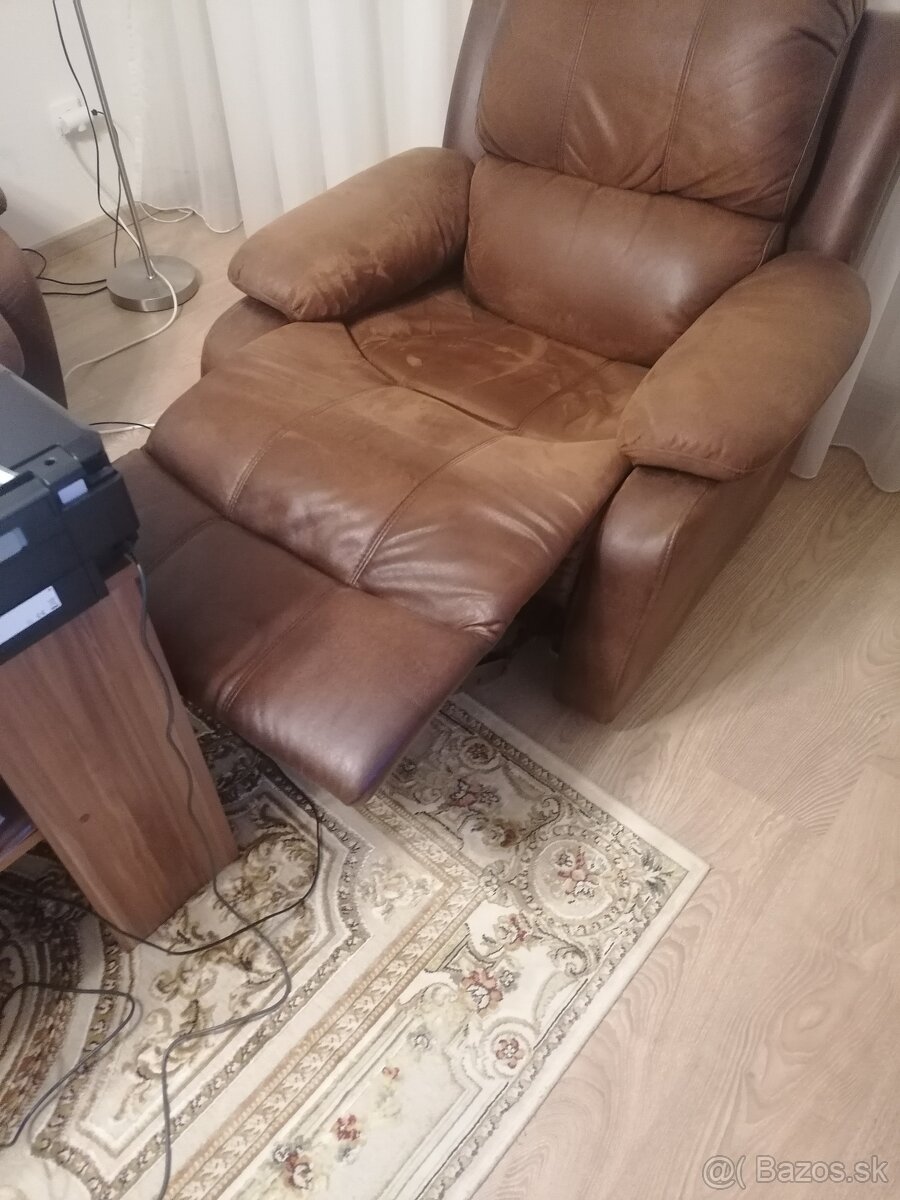 kožená gaučová súprava 3+2+1 - 3